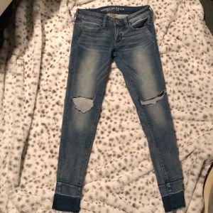 360 super stretch mid waist jeggings!!!